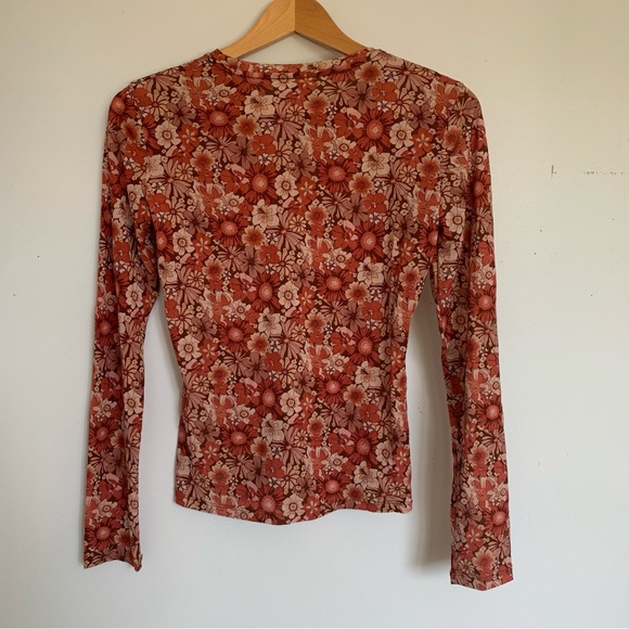 WILFRED FLORAL LONG SLEEVED TOP - Picture 3 of 7